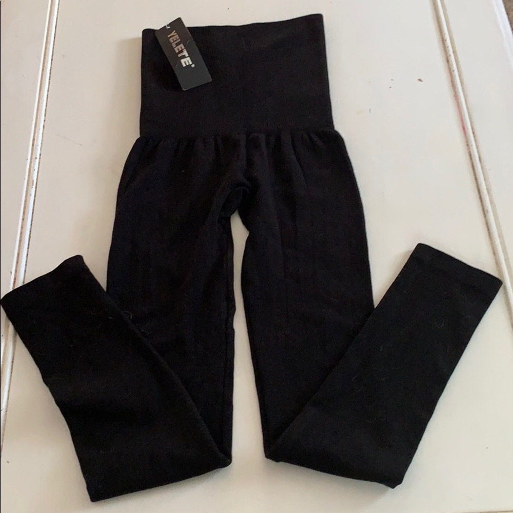 Empire Waist Tummy Compression Control Top Legging
